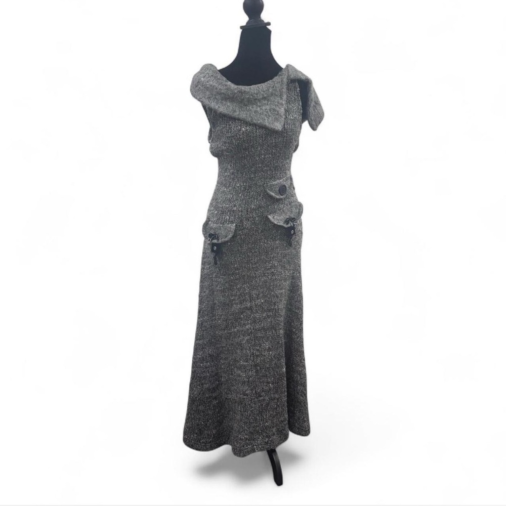 Chic Gray Maxi Dress